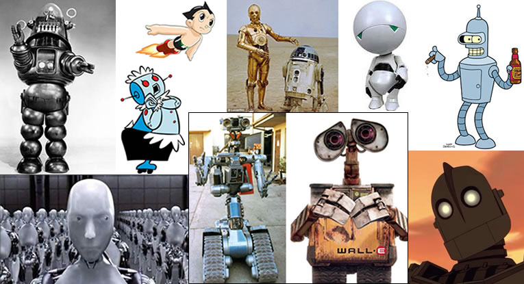 famous fictional robots