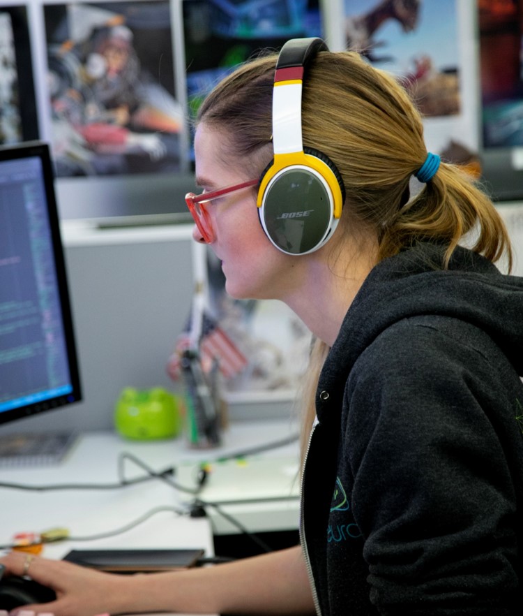 Neurala Working on Computer