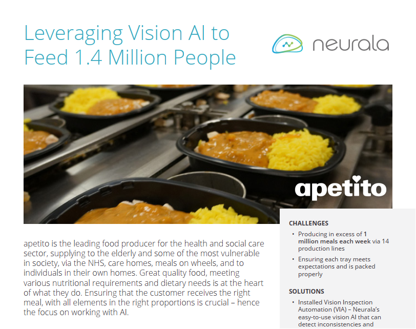 Leveraging AI to produce over 1 million meals
