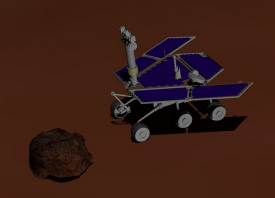 How robots estimate motion in a Mars virtual environment